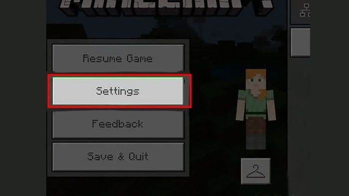 Bước 2: Hướng dẫn tìm làng trong Minecraft trên điện thoại